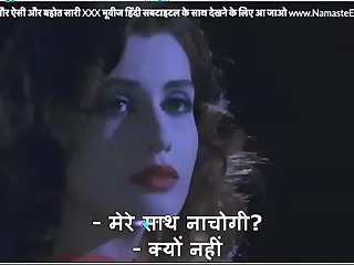 Hot babe meets detach from convenient party who fucks her creamy ass in toilet with HINDI subtitles by Namaste Erotica dot com