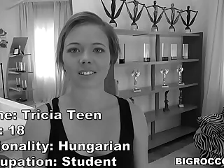 18yo hungarian coddle in casting - Tricia Teen, Rocco Siffredi