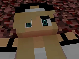 Girl in Minecraft have a passion