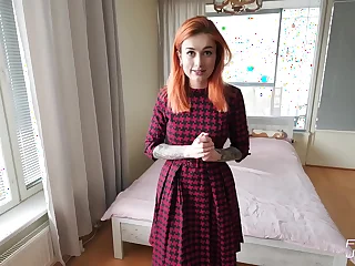 Gorgeous Redhead Mollycoddle Sucks and Hard Fucks You While Parents Away - JOI Game